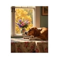 thumbnail image 1 of Paint by Numbers Kit for Adults, Dog Window Flowers Autumn Scene Paint by Numbers, Easy Paint by Numbers Kit for Adults Beginner, DIY Adult Paint by Number Kits on Canvas, Home Decor, 1 of 7