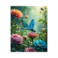 thumbnail image 1 of Paint by Numbers Kit for Adults, Dragonfly Vibrant Flowers Fantasy Scene Paint by Numbers, Easy Paint by Numbers Kit for Adults Beginner, DIY Adult Paint by Number Kits on Canvas, Home Decor, 1 of 7