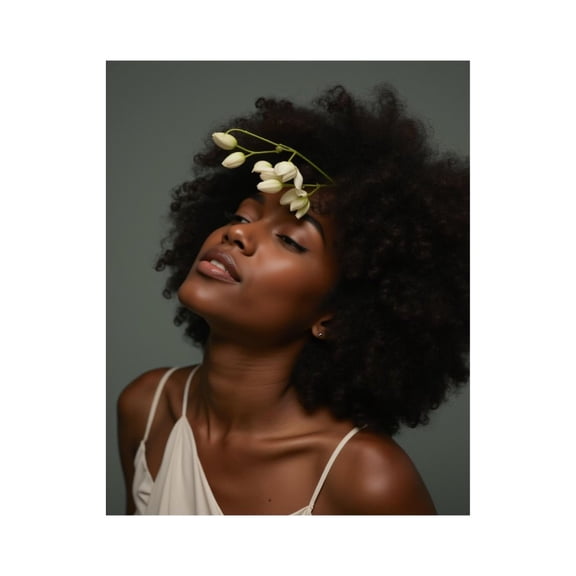 Paint by Numbers Kit for Adults, Elegant Woman Floral Pose Serenity Paint by Numbers, Easy Paint by Numbers Kit for Adults Beginner, DIY Adult Paint by Number Kits on Canvas, 12x16in Home Decor