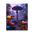 thumbnail image 1 of Paint by Numbers Kit for Adults, Enchanted Forest Glowing Mushrooms Paint by Numbers, Easy Paint by Numbers Kit for Adults Beginner, DIY Adult Paint by Number Kits on Canvas, 12x16in Home Decor, 1 of 7