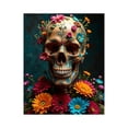 thumbnail image 1 of Paint by Numbers Kit for Adults, Floral Skull Art Vibrant Design Paint by Numbers, Easy Paint by Numbers Kit for Adults Beginner, DIY Adult Paint by Number Kits on Canvas, Home Decor, 1 of 7