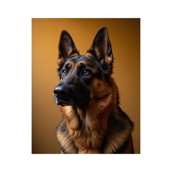 Paint by Numbers Kit for Adults, German Shepherd Dog Portrait Paint by Numbers, Easy Paint by Numbers Kit for Adults Beginner, DIY Adult Paint by Number Kits on Canvas, 12x16in Home Decor
