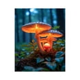 thumbnail image 1 of Paint by Numbers Kit for Adults, Glowing Forest Mushrooms At Night Paint by Numbers, Easy Paint by Numbers Kit for Adults Beginner, DIY Adult Paint by Number Kits on Canvas, 12x16in Home Decor, 1 of 7