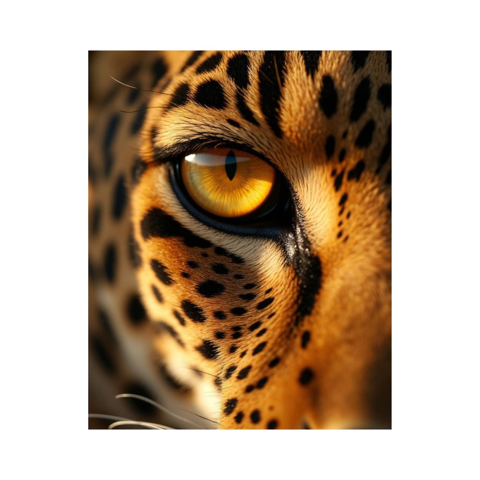 Paint by Numbers Kit for Adults, Golden Eye Of Majestic Leopard Paint by Numbers, Easy Paint by Numbers Kit for Adults Beginner, DIY Adult Paint by Number Kits on Canvas, Home Decor