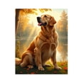 thumbnail image 1 of Paint by Numbers Kit for Adults, Golden Retriever Autumn Lake Scene Paint by Numbers, Easy Paint by Numbers Kit for Adults Beginner, DIY Adult Paint by Number Kits on Canvas, 12x16in Home Decor, 1 of 7