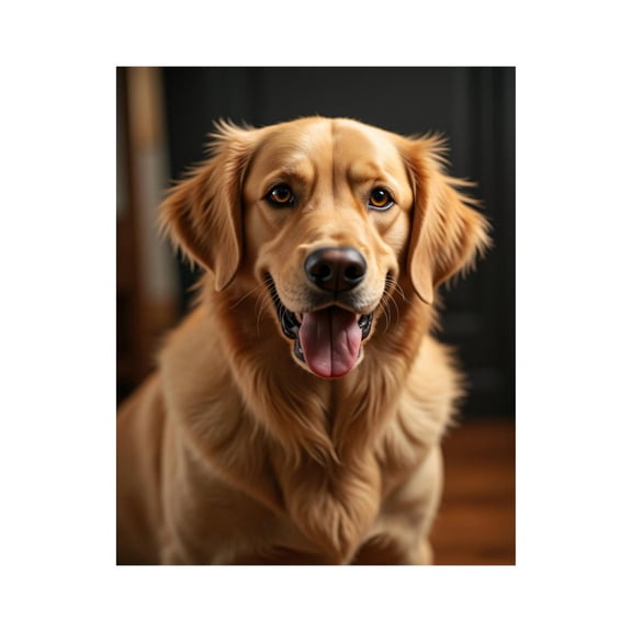 Paint by Numbers Kit for Adults, Golden Retriever Portrait Happy Dog Paint by Numbers, Easy Paint by Numbers Kit for Adults Beginner, DIY Adult Paint by Number Kits on Canvas, Home Decor