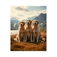 thumbnail image 1 of Paint by Numbers Kit for Adults, Golden Retrievers Mountain Landscape Paint by Numbers, Easy Paint by Numbers Kit for Adults Beginner, DIY Adult Paint by Number Kits on Canvas, Home Decor, 1 of 7
