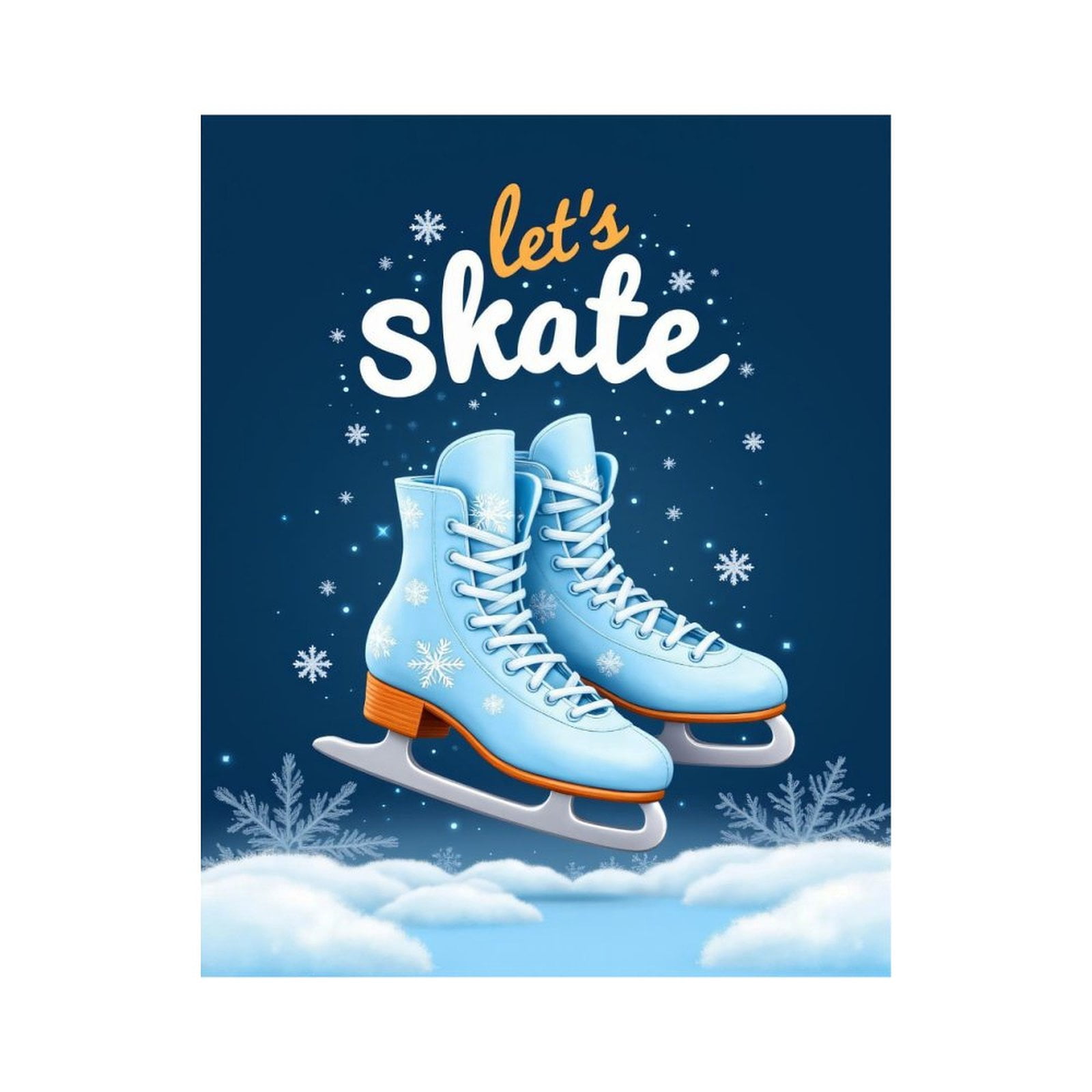 Paint by Numbers Kit for Adults, Ice Skating Winter Fun Paint by Numbers, Easy Paint by Numbers Kit for Adults Beginner, DIY Adult Paint by Number Kits on Canvas, 12x16in Home Decor