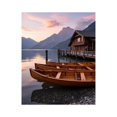 thumbnail image 1 of Paint by Numbers Kit for Adults, Lake View Canoes Dock Sunset Paint by Numbers, Easy Paint by Numbers Kit for Adults Beginner, DIY Adult Paint by Number Kits on Canvas, Home Decor, 1 of 7