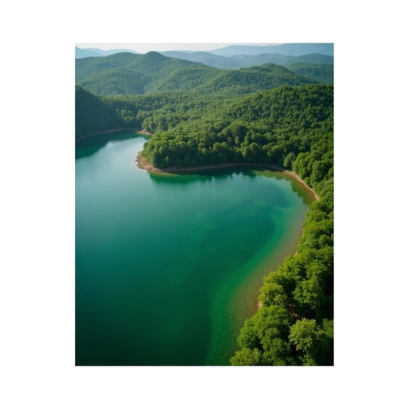 Paint by Numbers Kit for Adults, Landscape Green Lake Mountains River Paint by Numbers, Easy Paint by Numbers Kit for Adults Beginner, DIY Adult Paint by Number Kits on Canvas, Home Decor