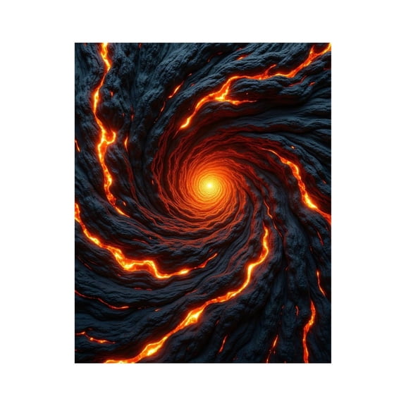 Paint by Numbers Kit for Adults, Lava Spiral Vortex Glow Paint by Numbers, Easy Paint by Numbers Kit for Adults Beginner, DIY Adult Paint by Number Kits on Canvas, Home Decor
