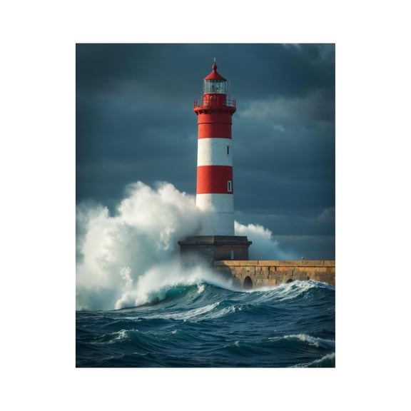Paint by Numbers Kit for Adults, Lighthouse Waves Ocean Stormy Sky Paint by Numbers, Easy Paint by Numbers Kit for Adults Beginner, DIY Adult Paint by Number Kits on Canvas, Home Decor