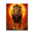 thumbnail image 1 of Paint by Numbers Kit for Adults, Lion Majestic Sunlit Silhouette Paint by Numbers, Easy Paint by Numbers Kit for Adults Beginner, DIY Adult Paint by Number Kits on Canvas, Home Decor, 1 of 7