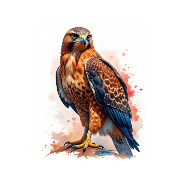 Paint by Numbers Kit for Adults, Majestic Bird Watercolor Portrait Paint by Numbers, Easy Paint by Numbers Kit for Adults Beginner, DIY Adult Paint by Number Kits on Canvas, Home Decor