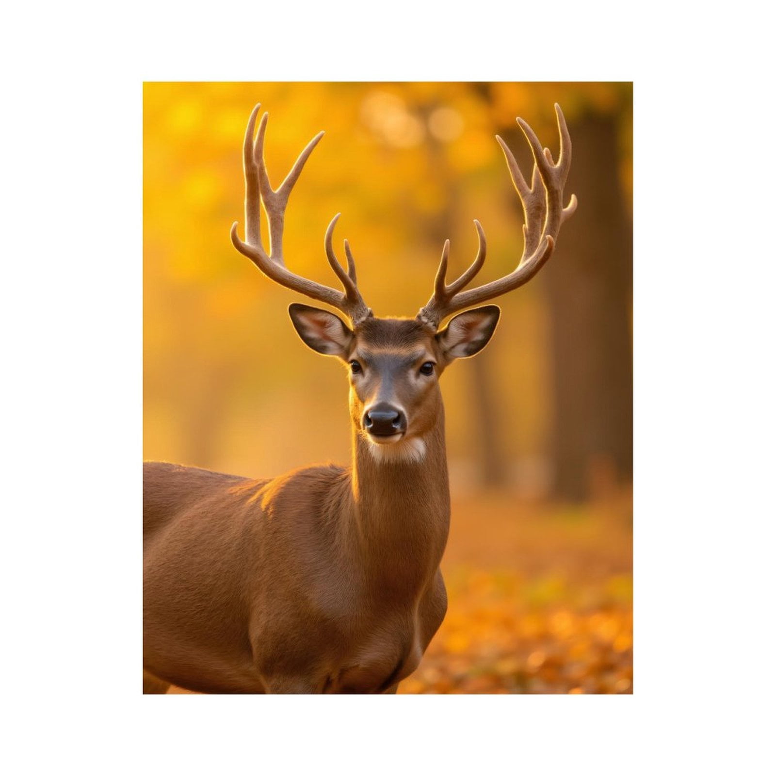 Paint by Numbers Kit for Adults, Majestic Deer Autumn Forest Scene Paint by Numbers, Easy Paint by Numbers Kit for Adults Beginner, DIY Adult Paint by Number Kits on Canvas, Home Decor
