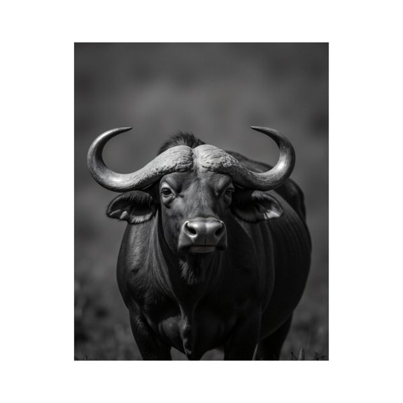 Paint by Numbers Kit for Adults, Mighty African Buffalo Portrait Paint by Numbers, Easy Paint by Numbers Kit for Adults Beginner, DIY Adult Paint by Number Kits on Canvas, 12x16in Home Decor
