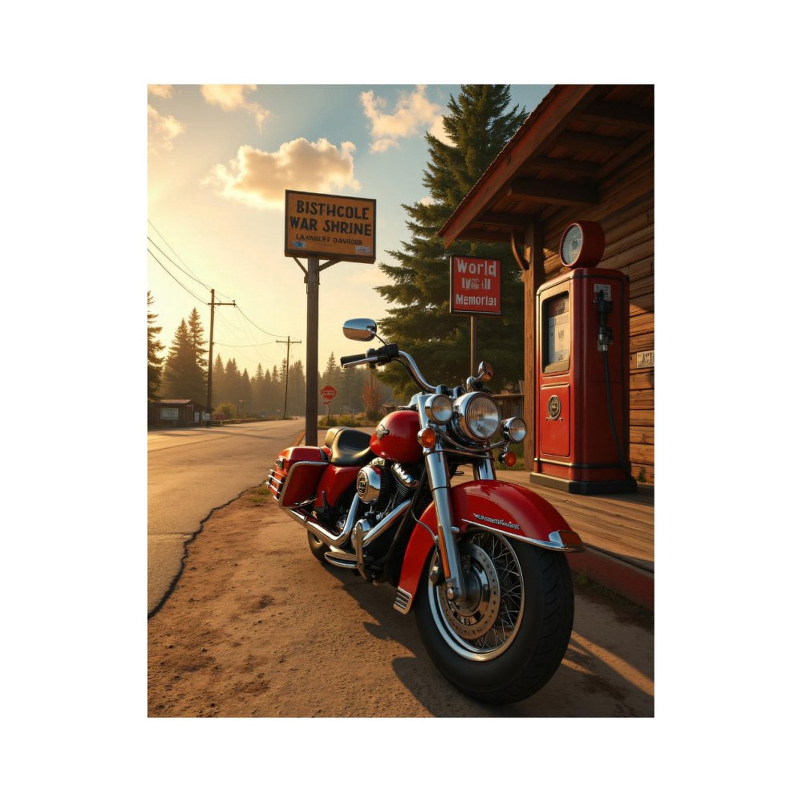 Paint by Numbers Kit for Adults, Motorcycle Vintage Gasoline Roadtrip Paint by Numbers, Easy Paint by Numbers Kit for Adults Beginner, DIY Adult Paint by Number Kits on Canvas, Home Decor