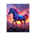 thumbnail image 1 of Paint by Numbers Kit for Adults, Multicolor Horse Vibrant Sunset Landscape Paint by Numbers, Easy Paint by Numbers Kit for Adults Beginner, DIY Adult Paint by Number Kits on Canvas, Home Decor, 1 of 7