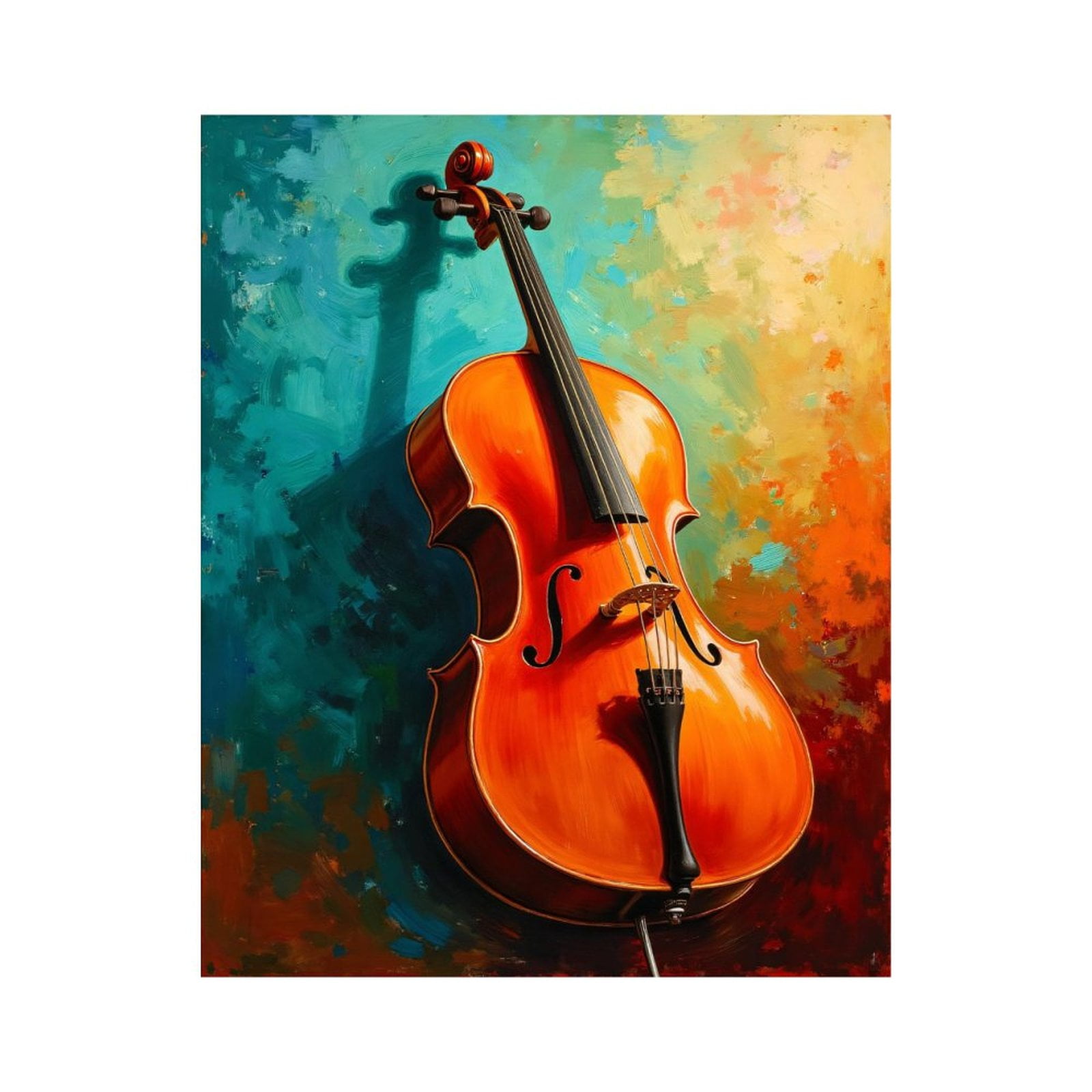 Paint by Numbers Kit for Adults, Musical Instrument Art Colorful Paint ...