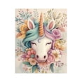 thumbnail image 1 of Paint by Numbers Kit for Adults, Mystical Creature Floral Design Paint by Numbers, Easy Paint by Numbers Kit for Adults Beginner, DIY Adult Paint by Number Kits on Canvas, 12x16in Home Decor, 1 of 7