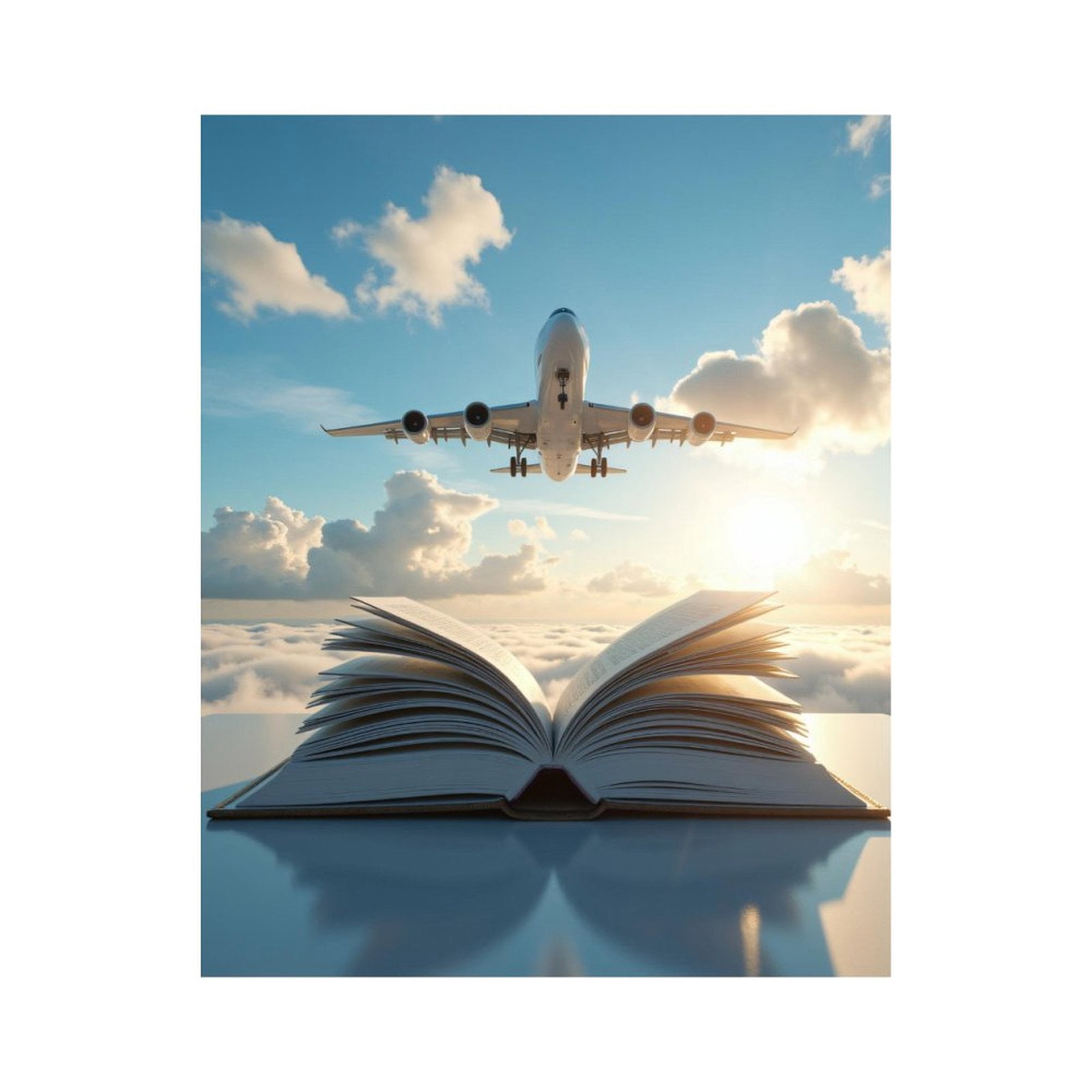 Paint by Numbers Kit for Adults, Open Airplane Clouds Sky Paint by ...
