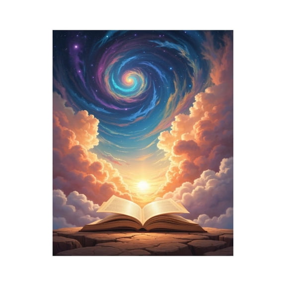 Paint by Numbers Kit for Adults, Open Surreal Sky Vortex Paint by Numbers, Easy Paint by Numbers Kit for Adults Beginner, DIY Adult Paint by Number Kits on Canvas, 12x16in Home Decor