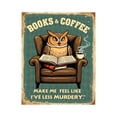 thumbnail image 1 of Paint by Numbers Kit for Adults, Owl Armchair Books Coffee Poster Paint by Numbers, Easy Paint by Numbers Kit for Adults Beginner, DIY Adult Paint by Number Kits on Canvas, 12x16in Home Decor, 1 of 7
