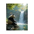 thumbnail image 1 of Paint by Numbers Kit for Adults, Panda Relaxing Waterfall Butterflies Paint by Numbers, Easy Paint by Numbers Kit for Adults Beginner, DIY Adult Paint by Number Kits on Canvas, Home Decor, 1 of 7
