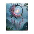 thumbnail image 1 of Paint by Numbers Kit for Adults, Pink Floral Dreamcatcher Scene Paint by Numbers, Easy Paint by Numbers Kit for Adults Beginner, DIY Adult Paint by Number Kits on Canvas, Home Decor, 1 of 7