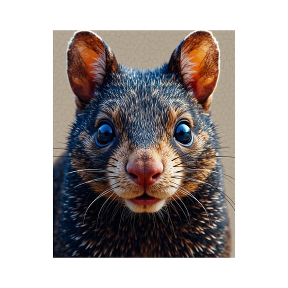 Paint by Numbers Kit for Adults, Portrait Curious Animal Closeup Whiskers Paint by Numbers, Easy Paint by Numbers Kit for Adults Beginner, DIY Adult Paint by Number Kits on Canvas, Home Decor