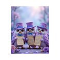 thumbnail image 1 of Paint by Numbers Kit for Adults, Purple Owls With Music Sheets Paint by Numbers, Easy Paint by Numbers Kit for Adults Beginner, DIY Adult Paint by Number Kits on Canvas, Home Decor, 1 of 7