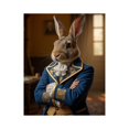 thumbnail image 1 of Paint by Numbers Kit for Adults, Rabbit Aristocrat Royal Attire Paint by Numbers, Easy Paint by Numbers Kit for Adults Beginner, DIY Adult Paint by Number Kits on Canvas, 12x16in Home Decor, 1 of 7