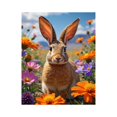 thumbnail image 1 of Paint by Numbers Kit for Adults, Rabbit In Vibrant Floral Meadow Paint by Numbers, Easy Paint by Numbers Kit for Adults Beginner, DIY Adult Paint by Number Kits on Canvas, 12x16in Home Decor, 1 of 7