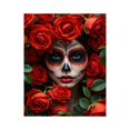thumbnail image 1 of Paint by Numbers Kit for Adults, Red Roses Face Art Beauty Paint by Numbers, Easy Paint by Numbers Kit for Adults Beginner, DIY Adult Paint by Number Kits on Canvas, Home Decor, 1 of 7
