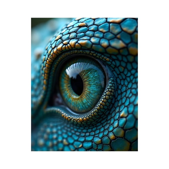 Paint by Numbers Kit for Adults, Reptile Eye Closeup Artistry Paint by Numbers, Easy Paint by Numbers Kit for Adults Beginner, DIY Adult Paint by Number Kits on Canvas, Home Decor
