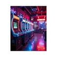 thumbnail image 1 of Paint by Numbers Kit for Adults, Retro Arcade Neon Glow Paint by Numbers, Easy Paint by Numbers Kit for Adults Beginner, DIY Adult Paint by Number Kits on Canvas, Home Decor, 1 of 7