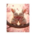 thumbnail image 1 of Paint by Numbers Kit for Adults, Romantic Bunny Pair Blossoms Paint by Numbers, Easy Paint by Numbers Kit for Adults Beginner, DIY Adult Paint by Number Kits on Canvas, Home Decor, 1 of 7