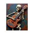 thumbnail image 1 of Paint by Numbers Kit for Adults, Skeleton Guitar Art Rustic Serenade Paint by Numbers, Easy Paint by Numbers Kit for Adults Beginner, DIY Adult Paint by Number Kits on Canvas, Home Decor, 1 of 7
