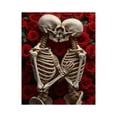 thumbnail image 1 of Paint by Numbers Kit for Adults, Skeletons Embrace Surrounded Roses Paint by Numbers, Easy Paint by Numbers Kit for Adults Beginner, DIY Adult Paint by Number Kits on Canvas, Home Decor, 1 of 7