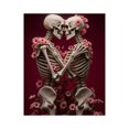 thumbnail image 1 of Paint by Numbers Kit for Adults, Skeletons With Pink Flowers Paint by Numbers, Easy Paint by Numbers Kit for Adults Beginner, DIY Adult Paint by Number Kits on Canvas, Home Decor, 1 of 7