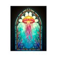 thumbnail image 1 of Paint by Numbers Kit for Adults, Stained Glass Jellyfish Ocean Scene Paint by Numbers, Easy Paint by Numbers Kit for Adults Beginner, DIY Adult Paint by Number Kits on Canvas, Home Decor, 1 of 7