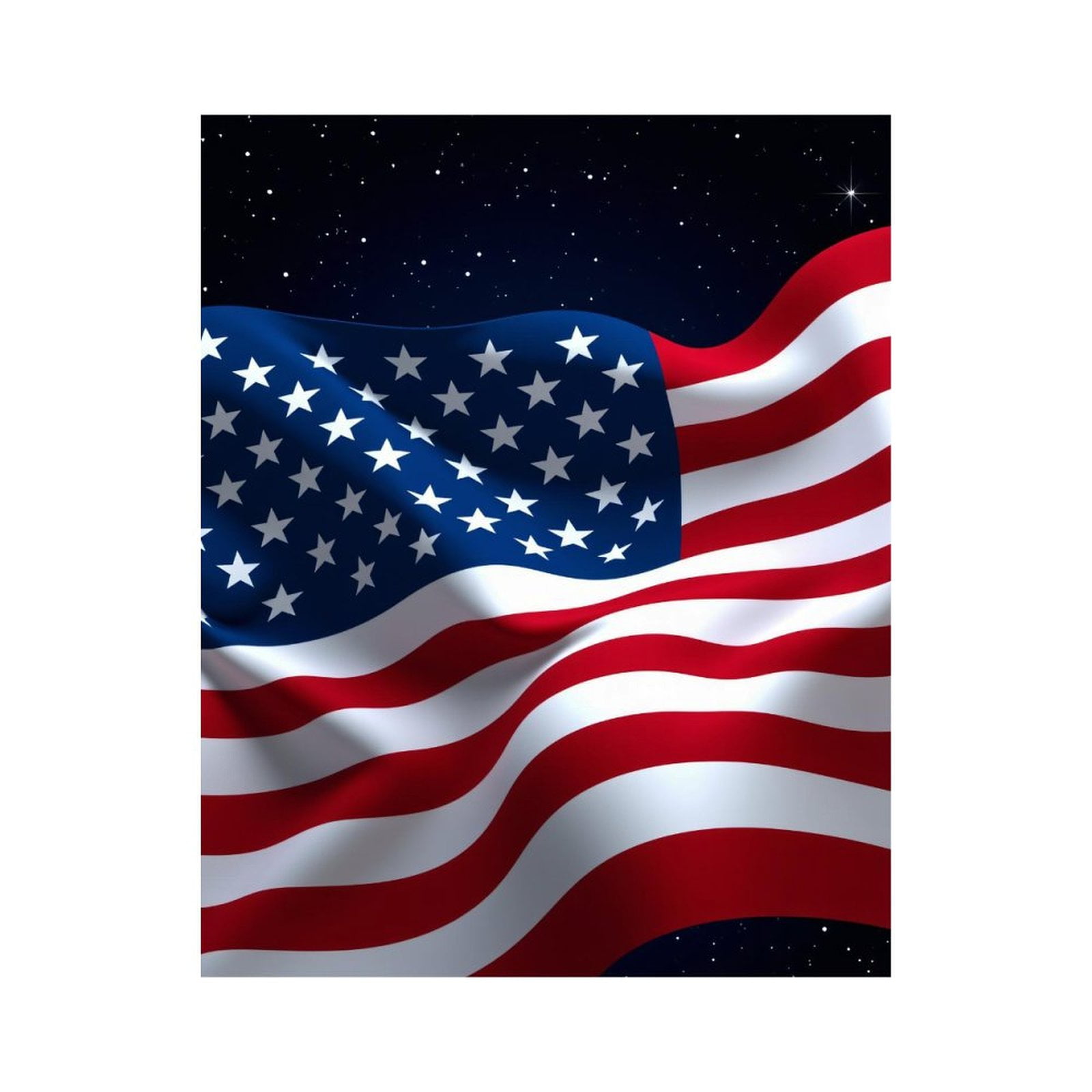 Paint by Numbers Kit for Adults, Stars Stripes Night Sky Flag Paint by Numbers, Easy Paint by Numbers Kit for Adults Beginner, DIY Adult Paint by Number Kits on Canvas, Home Decor