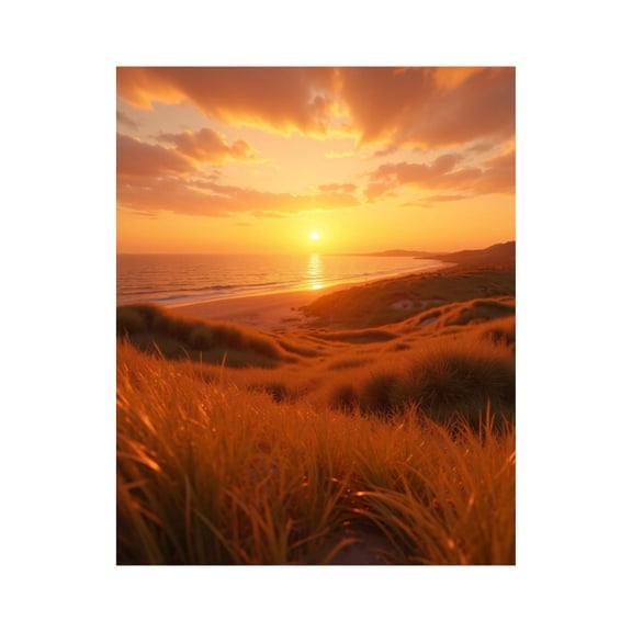 Paint by Numbers Kit for Adults, Sunset Beach Dunes Golden Horizon Paint by Numbers, Easy Paint by Numbers Kit for Adults Beginner, DIY Adult Paint by Number Kits on Canvas, Home Decor