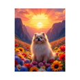 thumbnail image 1 of Paint by Numbers Kit for Adults, Sunset Dog In Vibrant Flower Field Paint by Numbers, Easy Paint by Numbers Kit for Adults Beginner, DIY Adult Paint by Number Kits on Canvas, Home Decor, 1 of 7