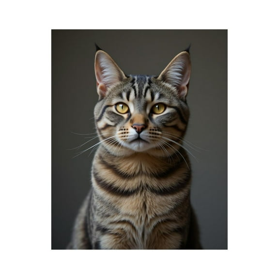 Paint by Numbers Kit for Adults, Tabby Cat Majestic Portrait Paint by Numbers, Easy Paint by Numbers Kit for Adults Beginner, DIY Adult Paint by Number Kits on Canvas, Home Decor