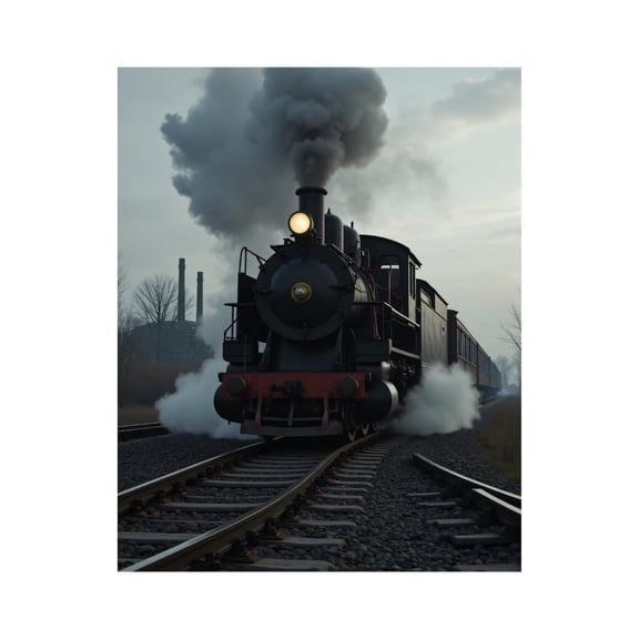 Paint by Numbers Kit for Adults, Train On Tracks Journey Paint by Numbers, Easy Paint by Numbers Kit for Adults Beginner, DIY Adult Paint by Number Kits on Canvas, Home Decor
