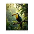 thumbnail image 1 of Paint by Numbers Kit for Adults, Tropical Bird Vibrant Jungle Scene Paint by Numbers, Easy Paint by Numbers Kit for Adults Beginner, DIY Adult Paint by Number Kits on Canvas, Home Decor, 1 of 7