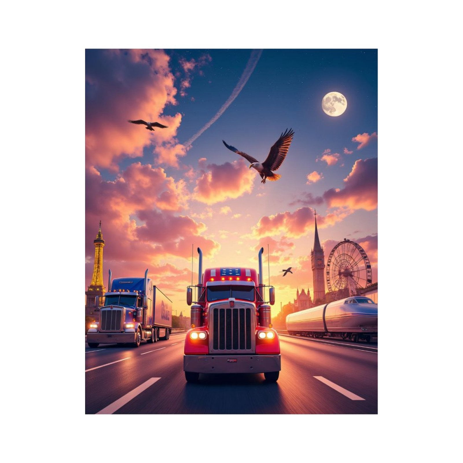 Paint By Numbers Seattle City For Adults Kits, USA Washington Cityscape