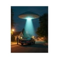 thumbnail image 1 of Paint by Numbers Kit for Adults, UFO Night Sky Suburb Car Encounter Paint by Numbers, Easy Paint by Numbers Kit for Adults Beginner, DIY Adult Paint by Number Kits on Canvas, Home Decor, 1 of 7