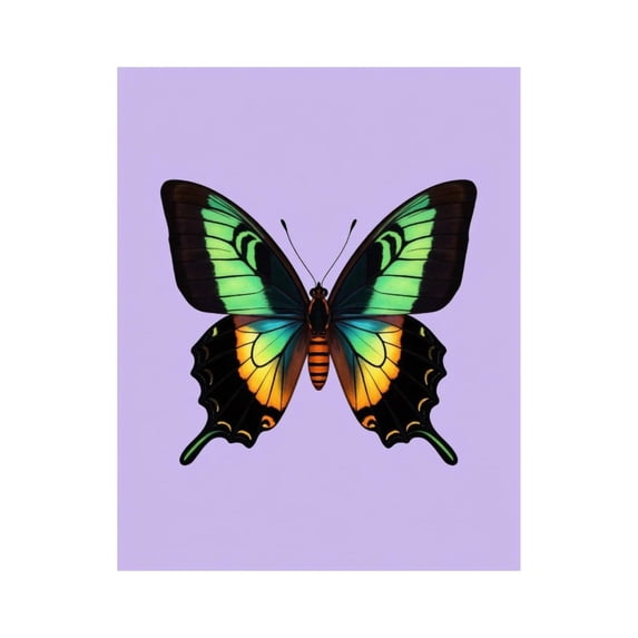 Paint by Numbers Kit for Adults, Vibrant Butterfly On Pastel Background Paint by Numbers, Easy Paint by Numbers Kit for Adults Beginner, DIY Adult Paint by Number Kits on Canvas, 12x16in Home Decor